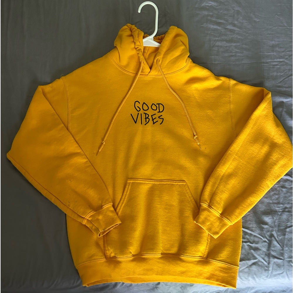 Gold Good Vibes Hoodie